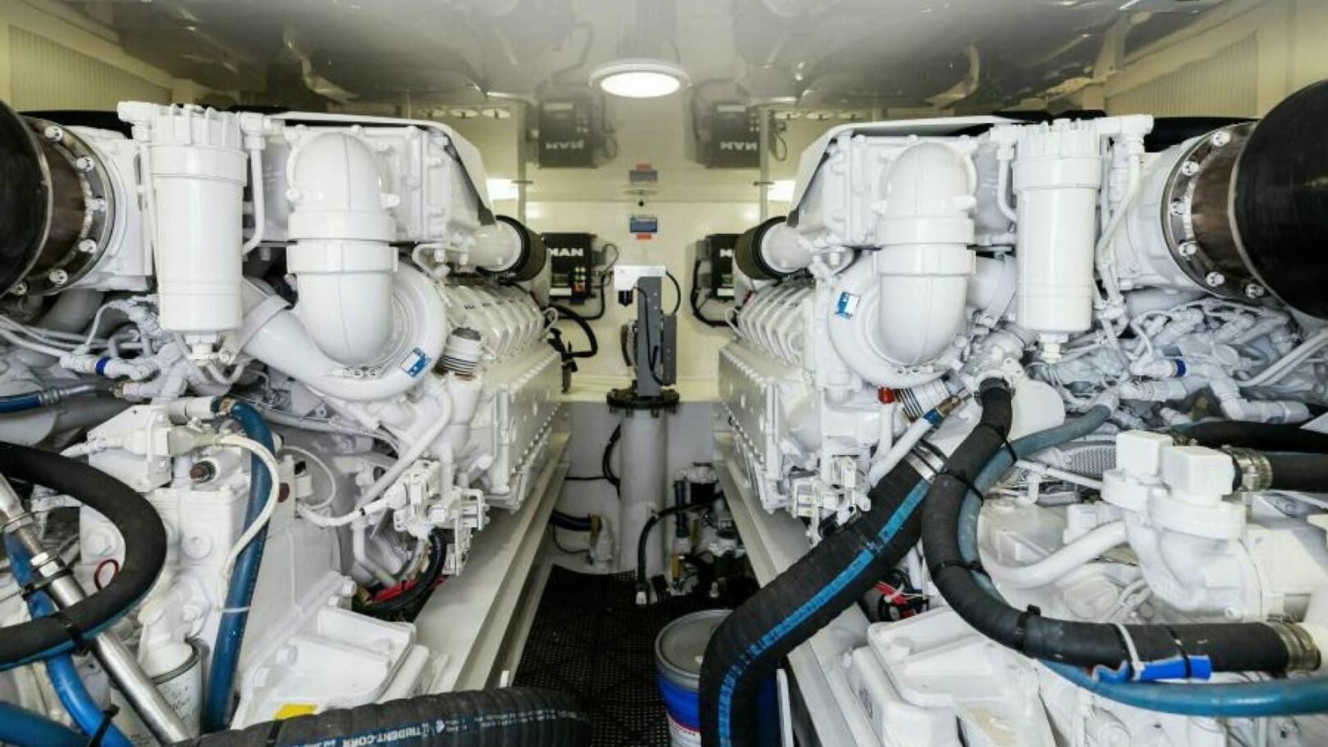 Engine Room with Twin Engines
