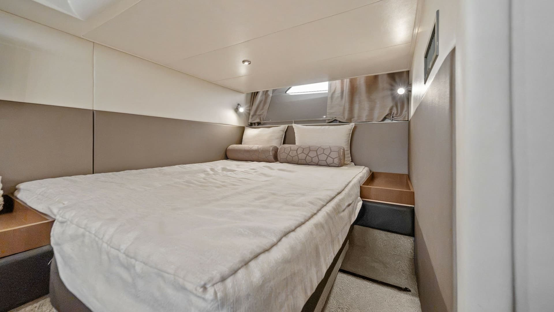 Guest Stateroom with Plush Bedding
