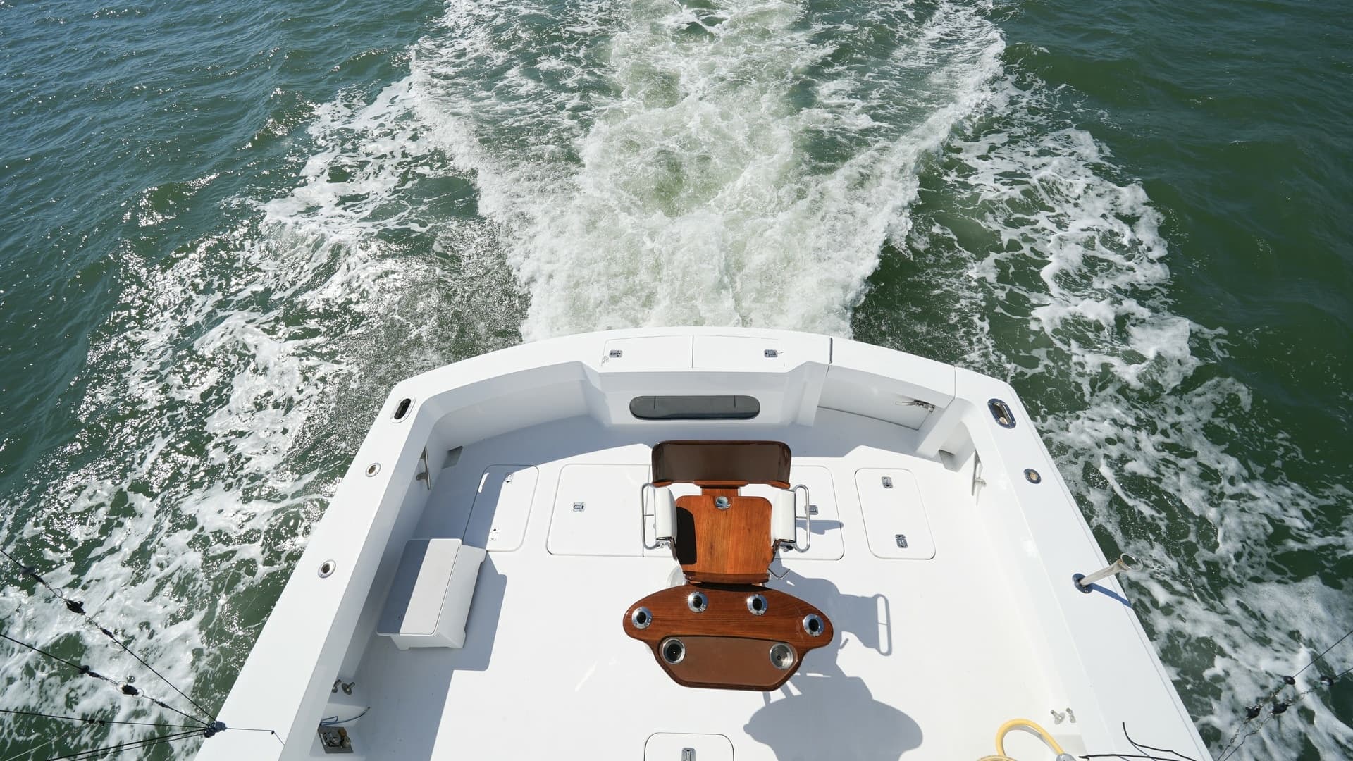 Aft Deck with Fishing Chair