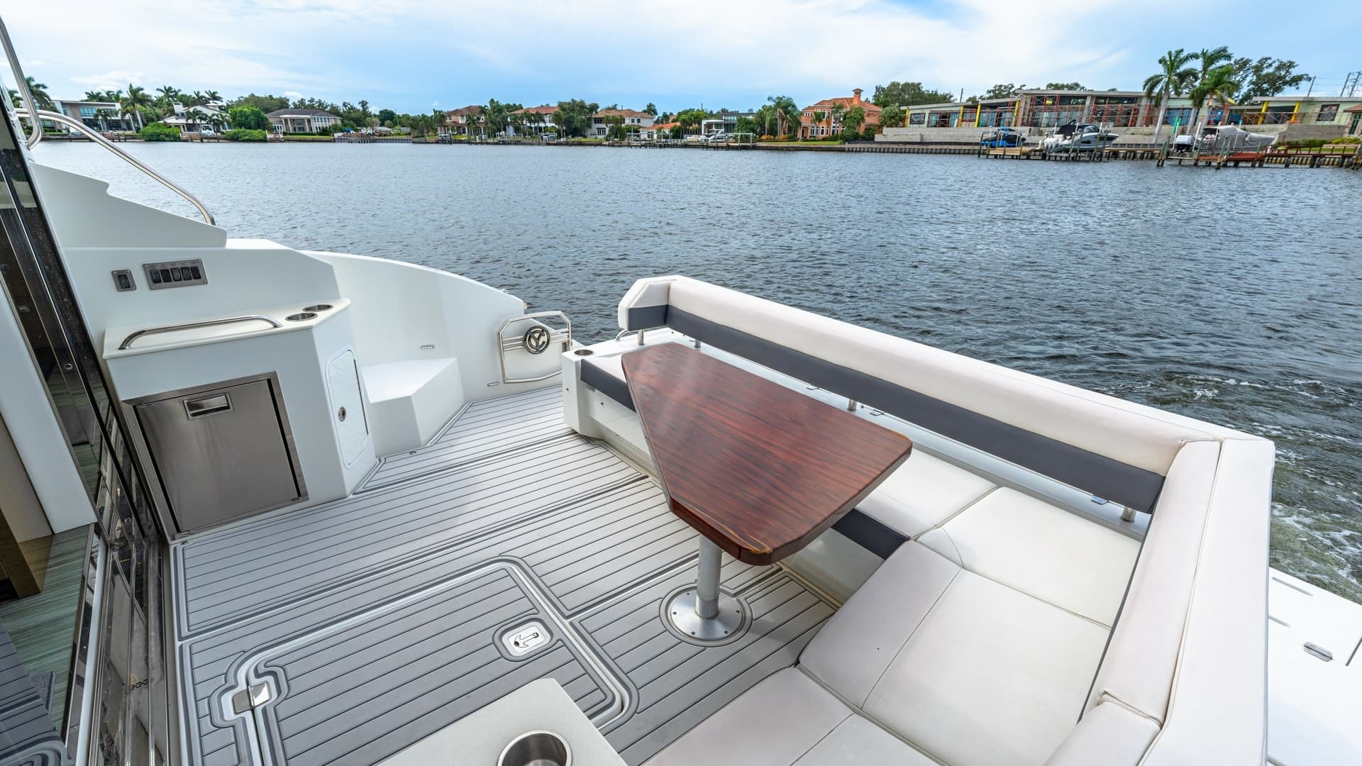 Spacious Aft Deck with Seating