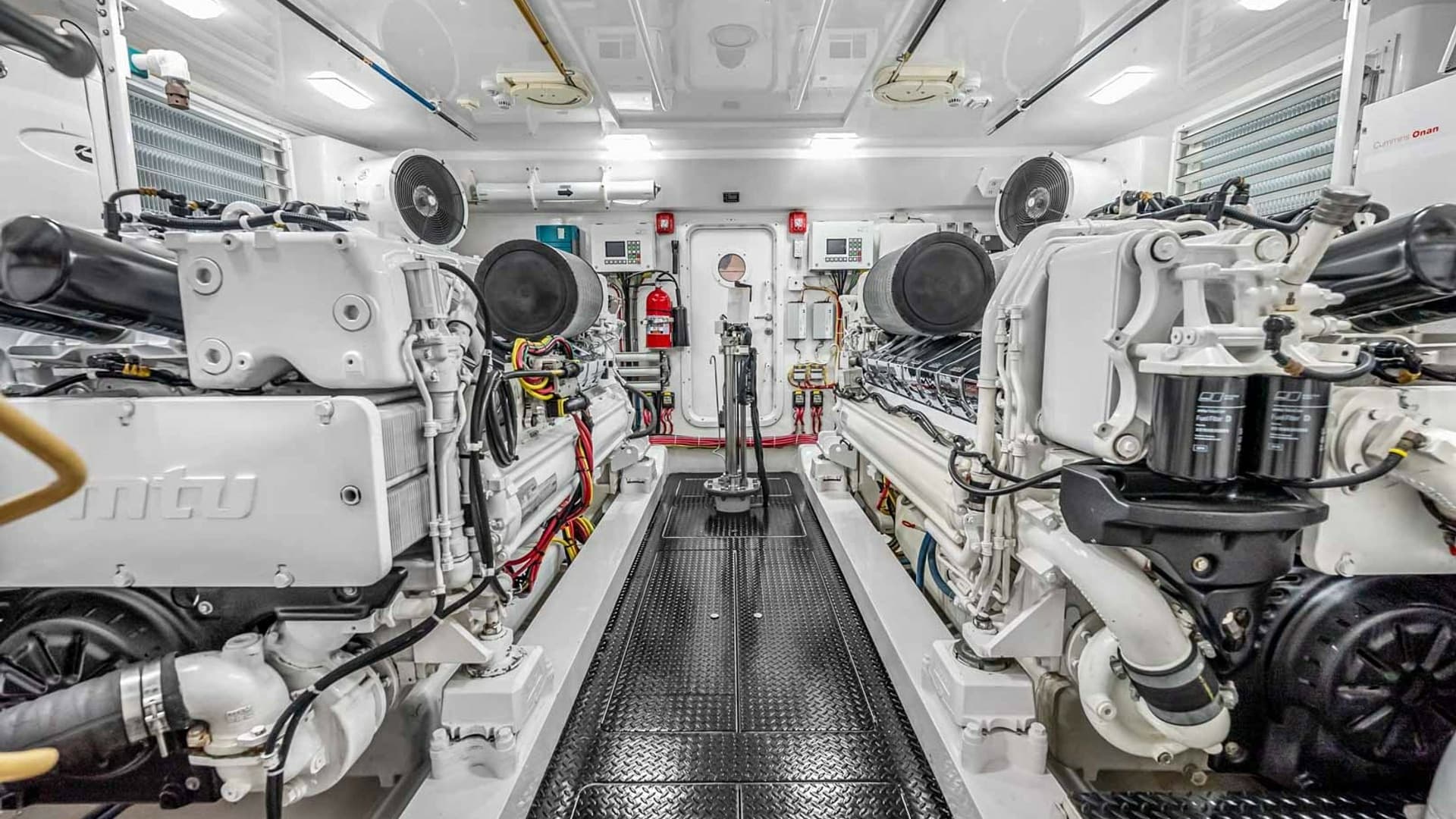 Engine Room with Twin Engines
