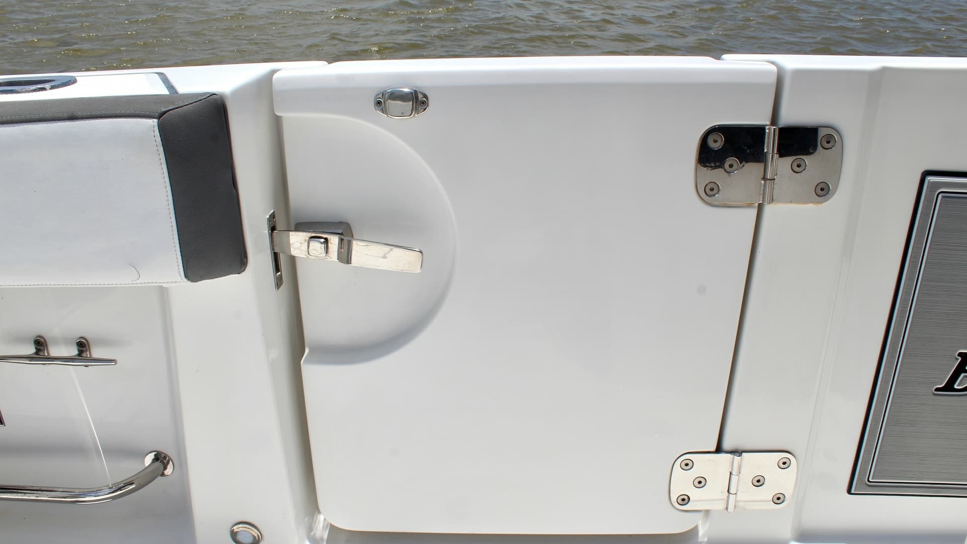 Transom Door with Secure Latch
