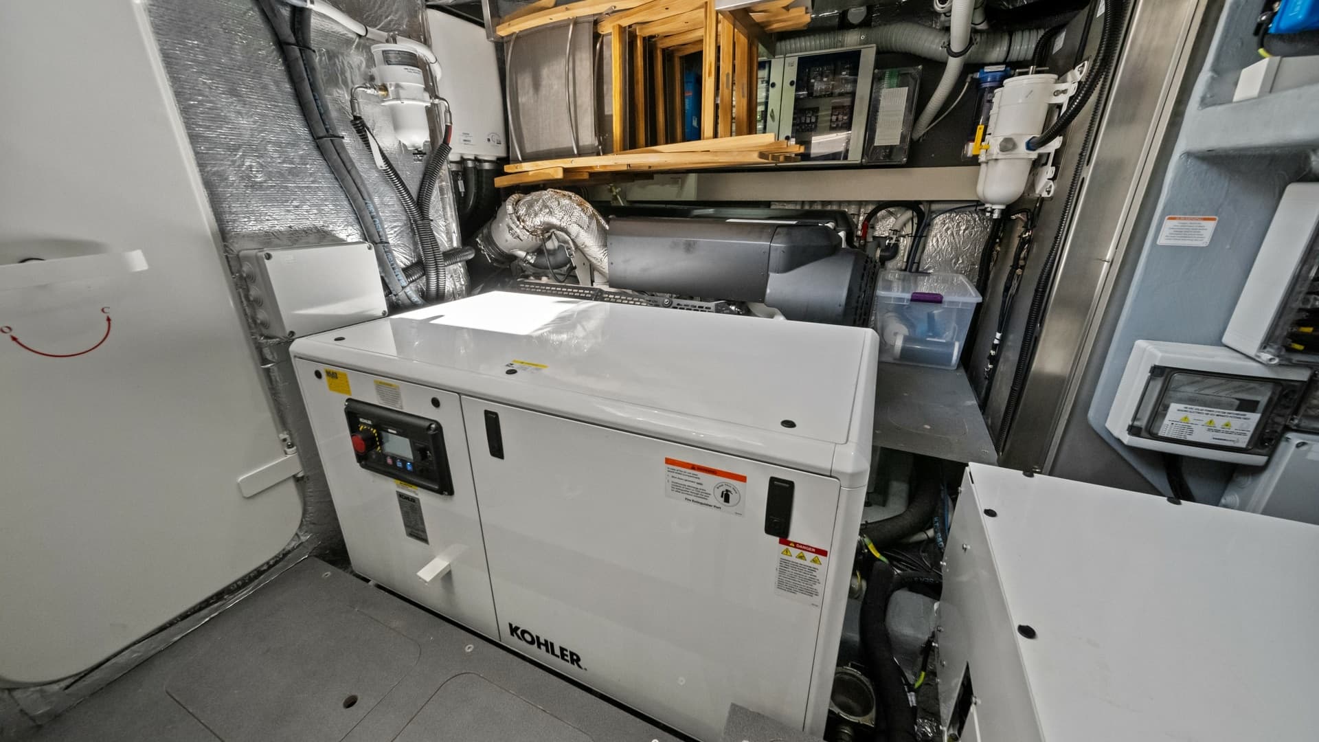 Engine Room with Kohler Generator
