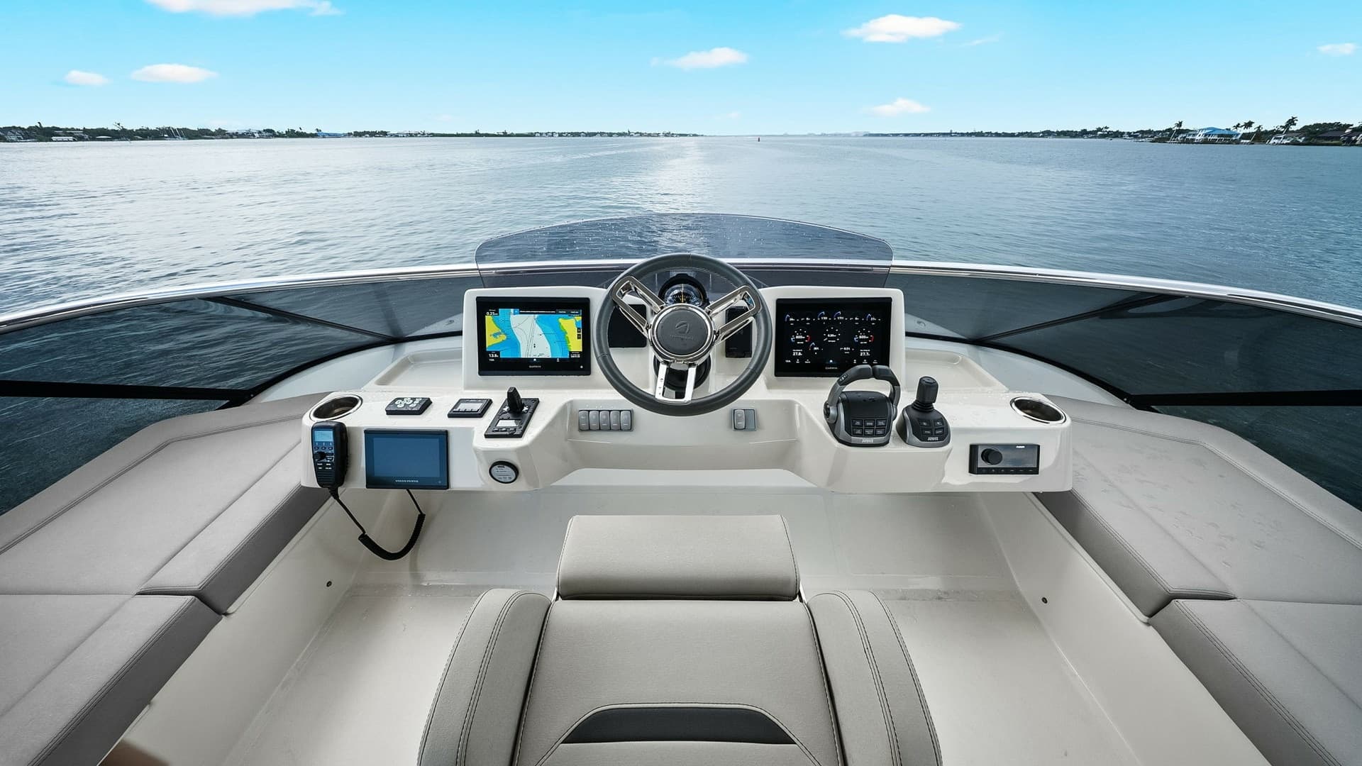 Flybridge Helm Station View