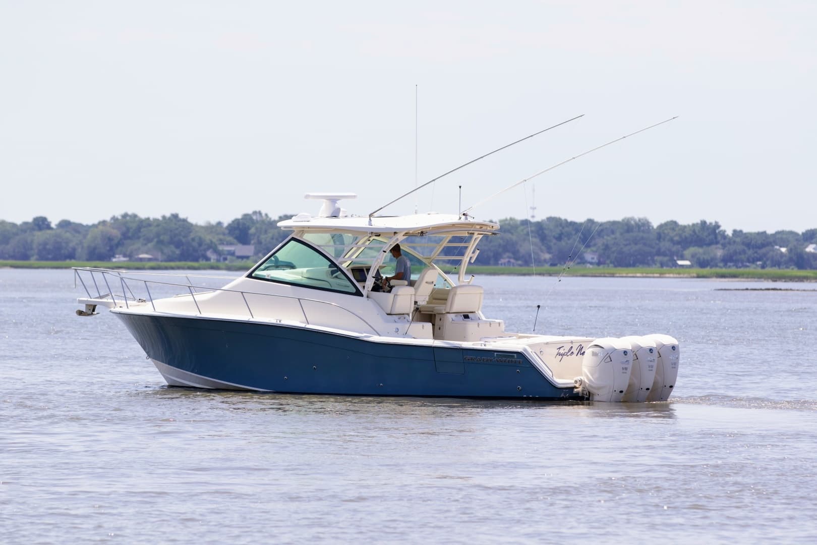 Grady White 37 - TRIPLE NET - Exterior Profile