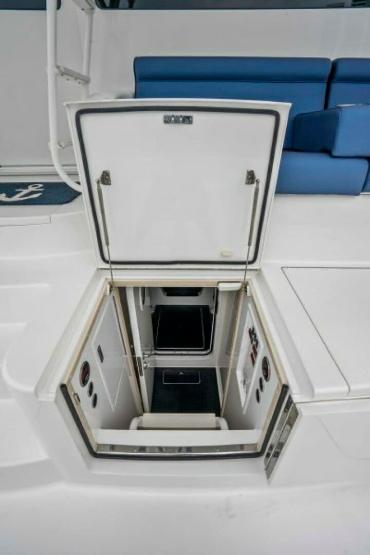 2011 Viking 70 Enclosed Bridge - Last Call - Entry to Engine Room