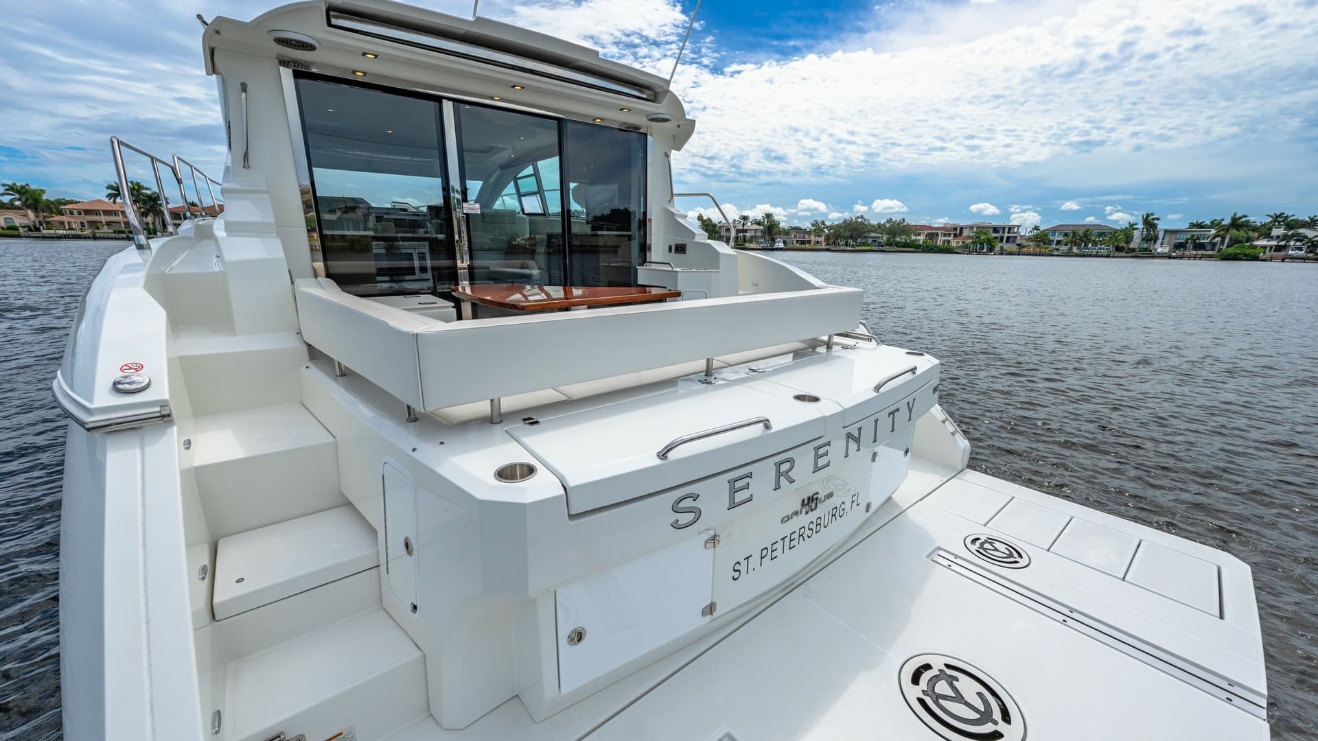 Aft Deck and Swim Platform