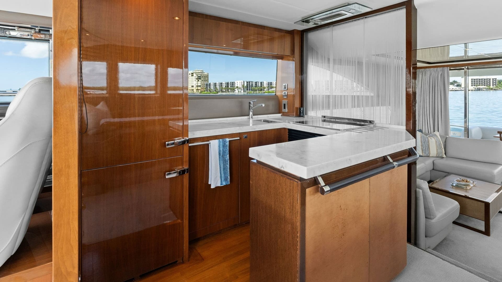 Galley and Salon Area