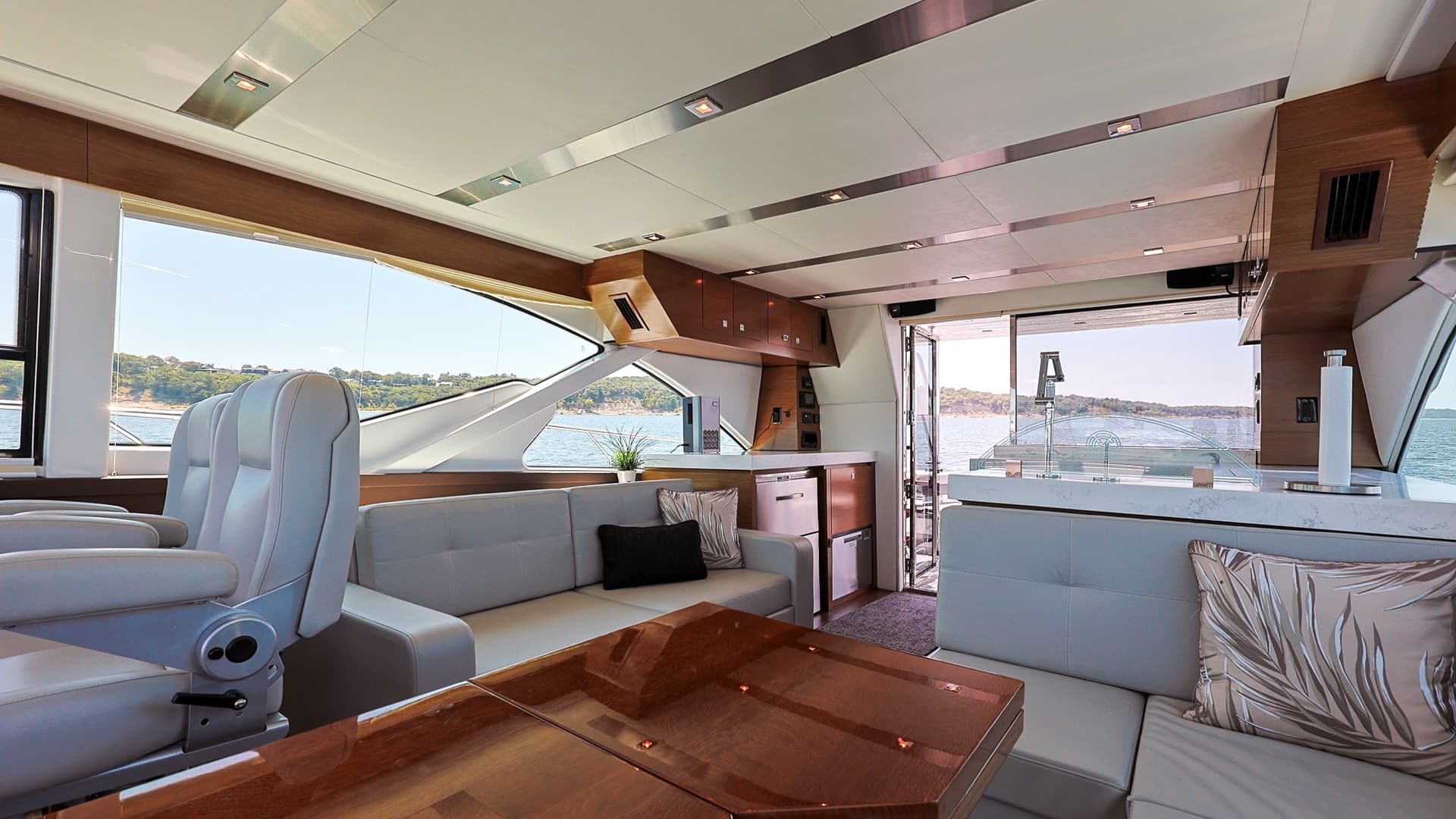 Spacious Salon with Panoramic Views