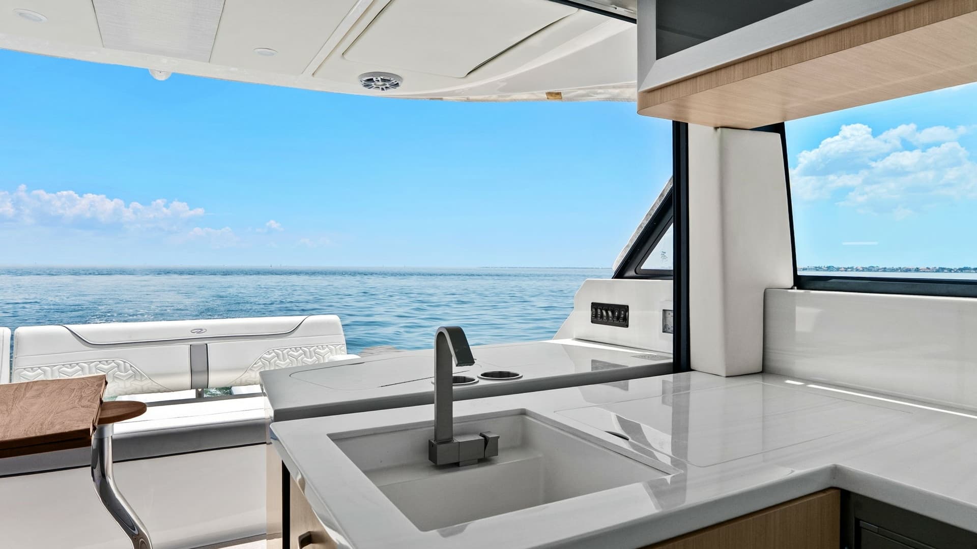 Cockpit Galley with Ocean View