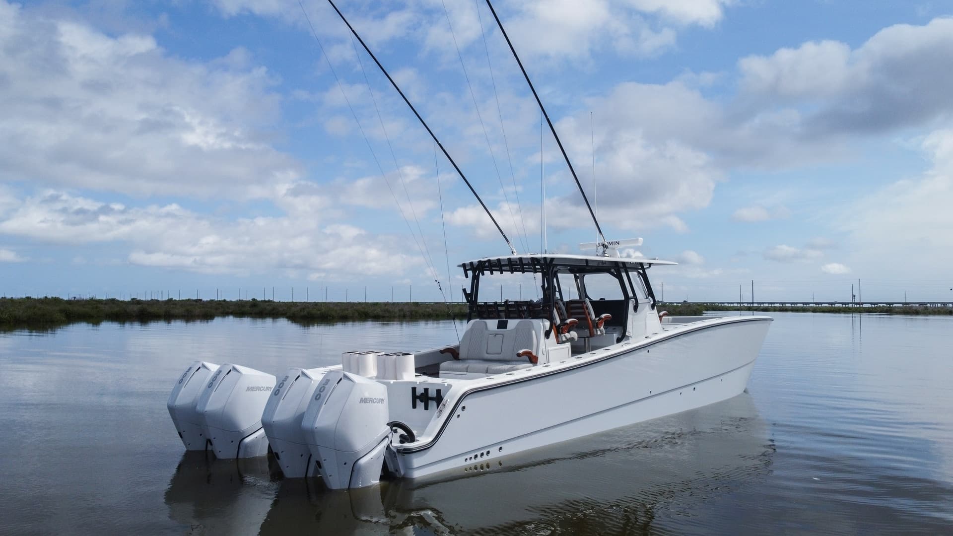 Aft View with Quad Outboards