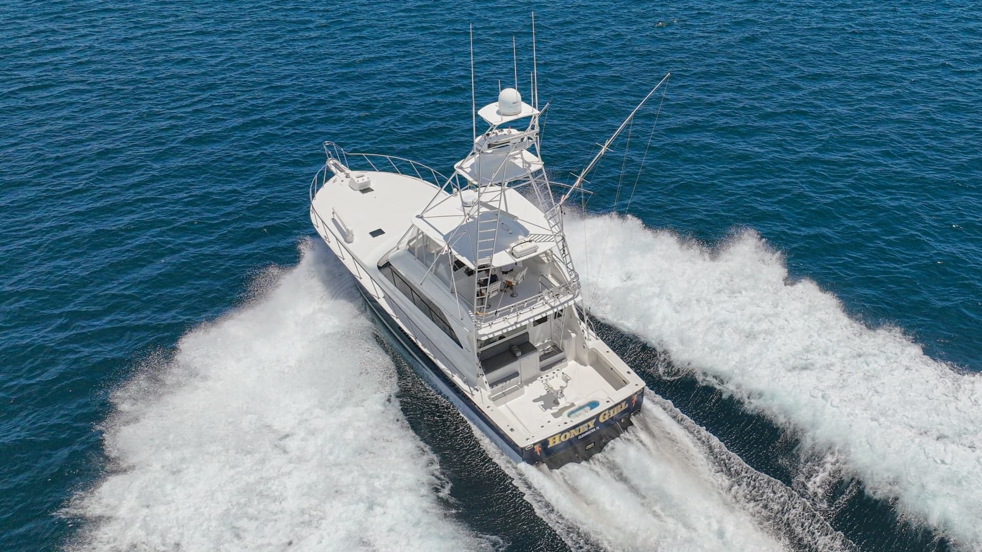 Aerial View of Aft Deck in Motion