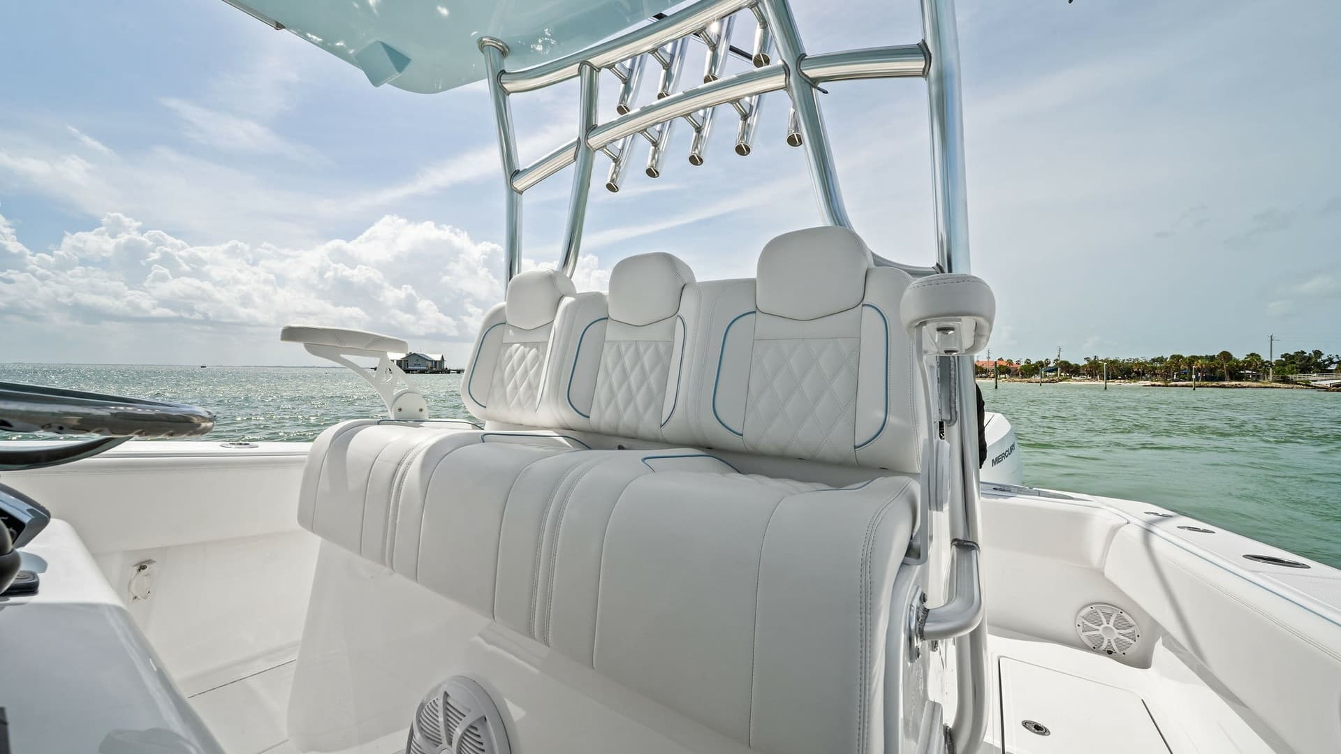 Center Console Helm Seating Area