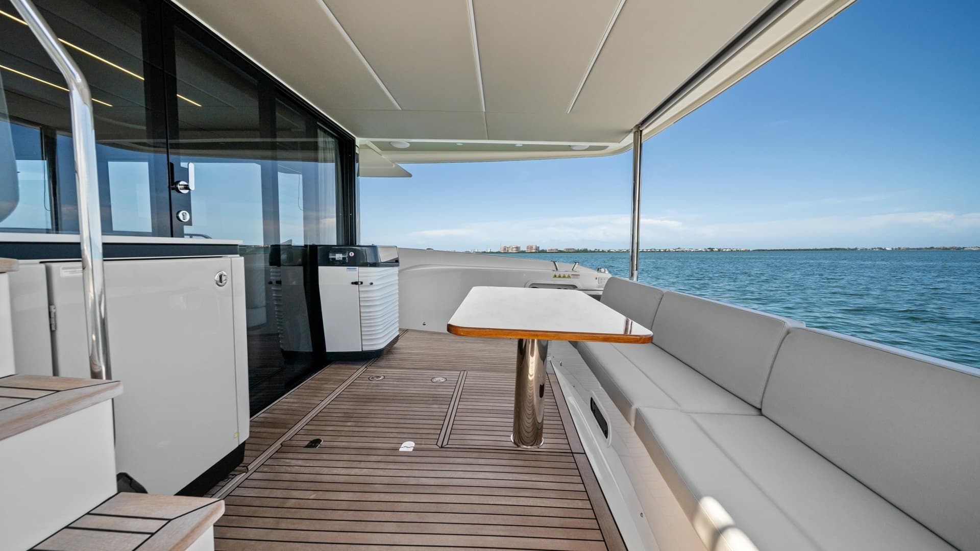 Spacious Aft Deck with Seating