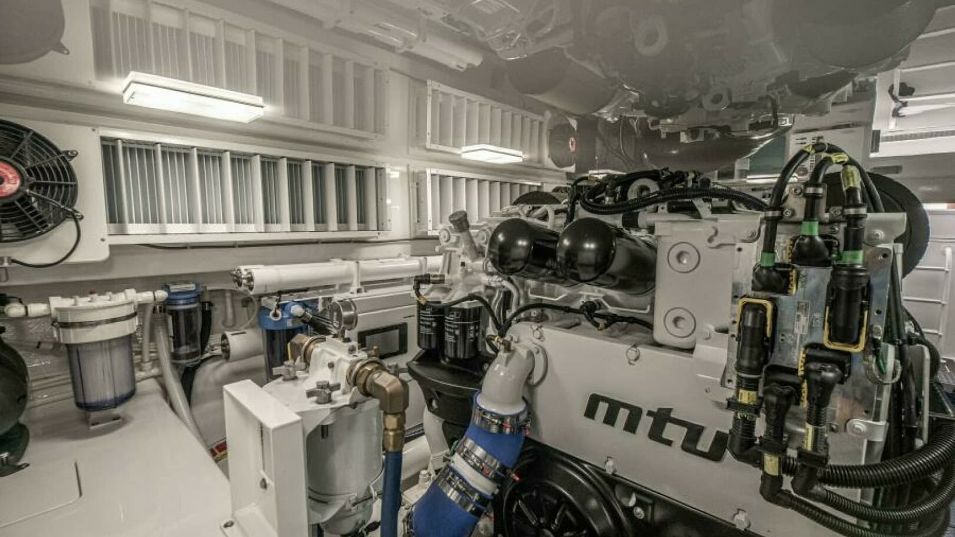 Engine Room with MTU Engines