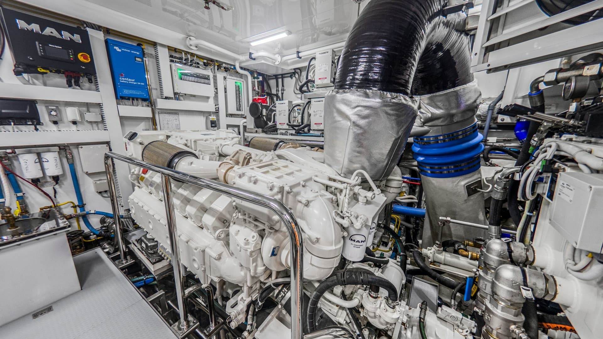 Engine Room with MAN Engines