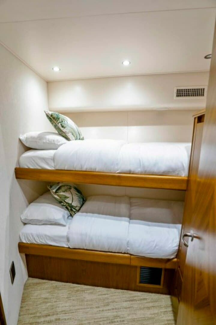 2011 Viking 70 Enclosed Bridge - Last Call - Guest Stateroom