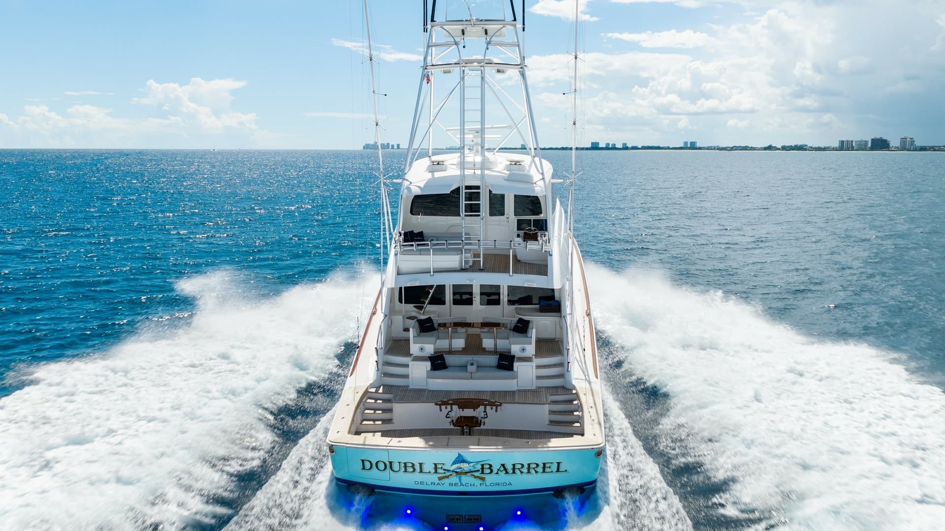 Aft View with Spacious Deck
