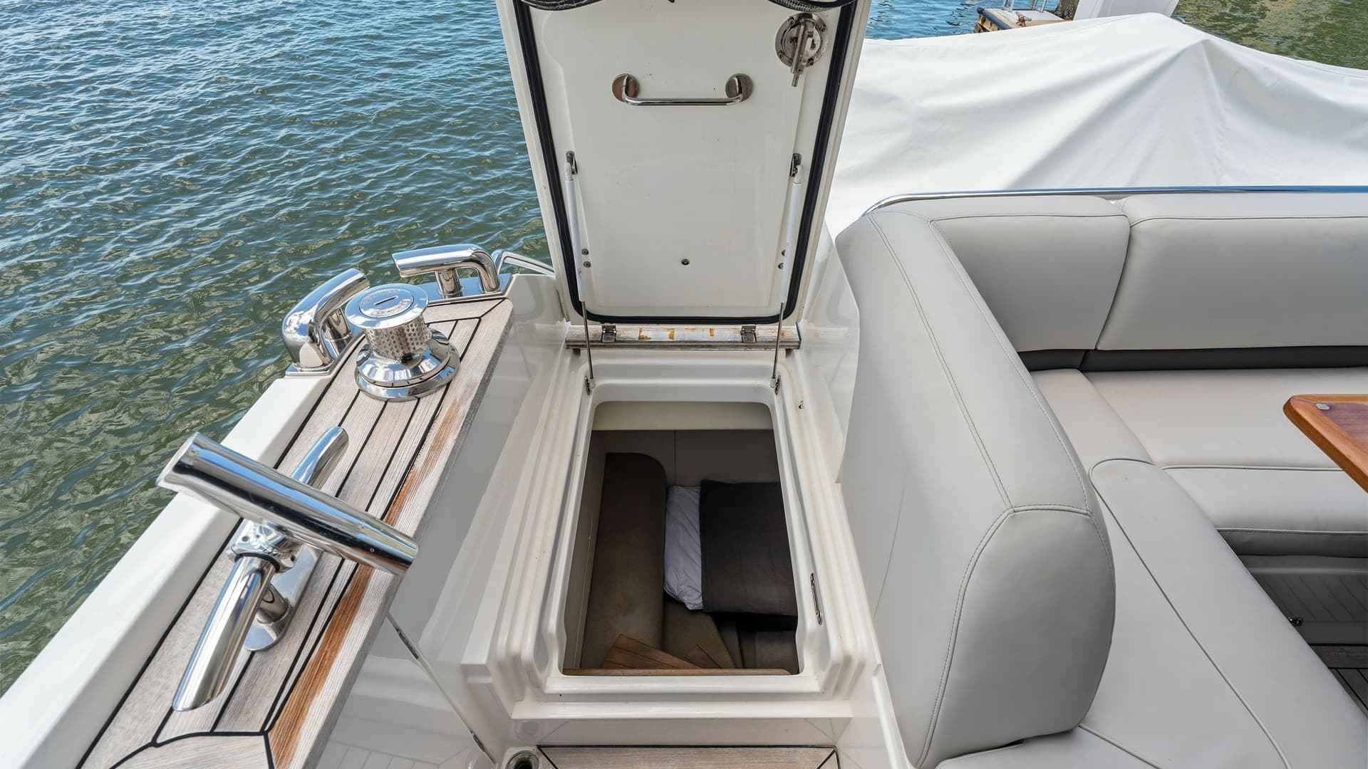 Flybridge Storage Compartment Access