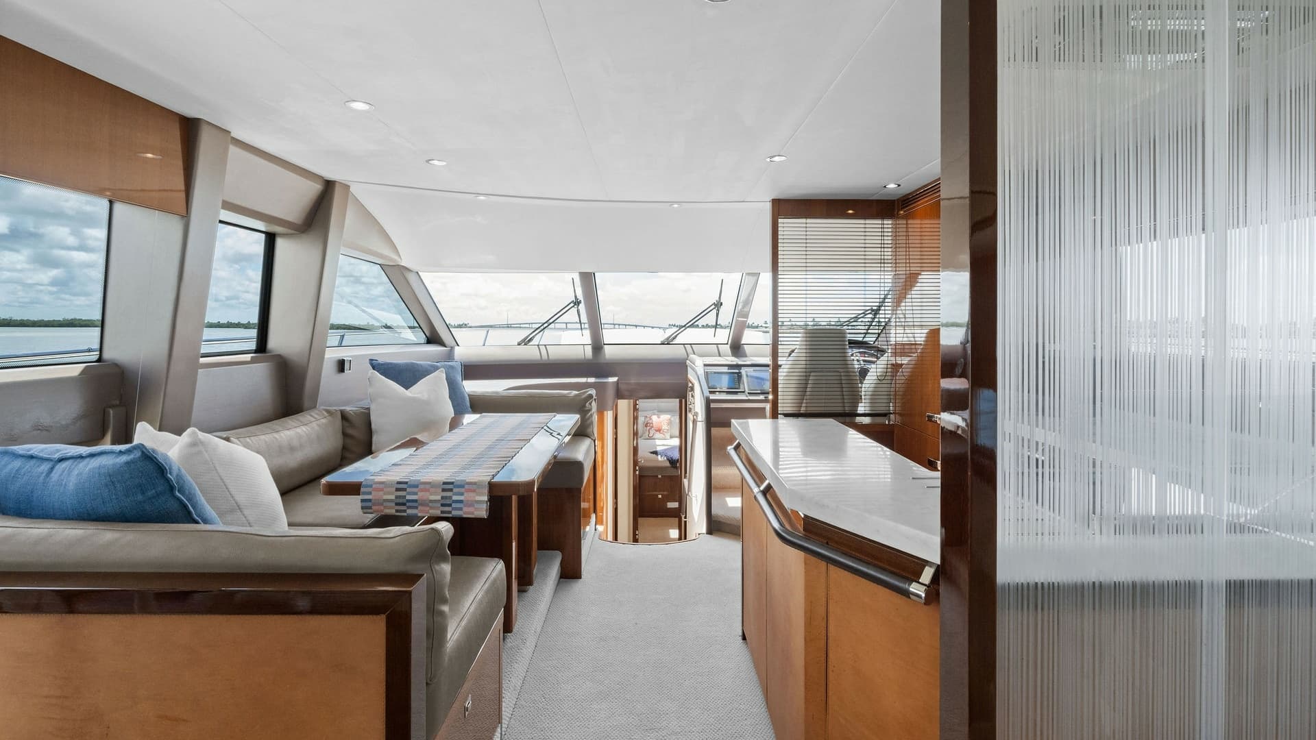 Spacious Salon with Panoramic Views