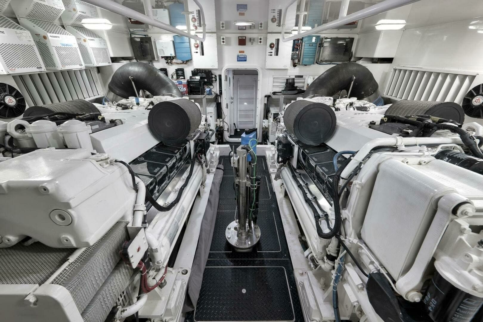 2011 Viking 76 Enclosed Bridge- TEUSEAS- Engine Room
