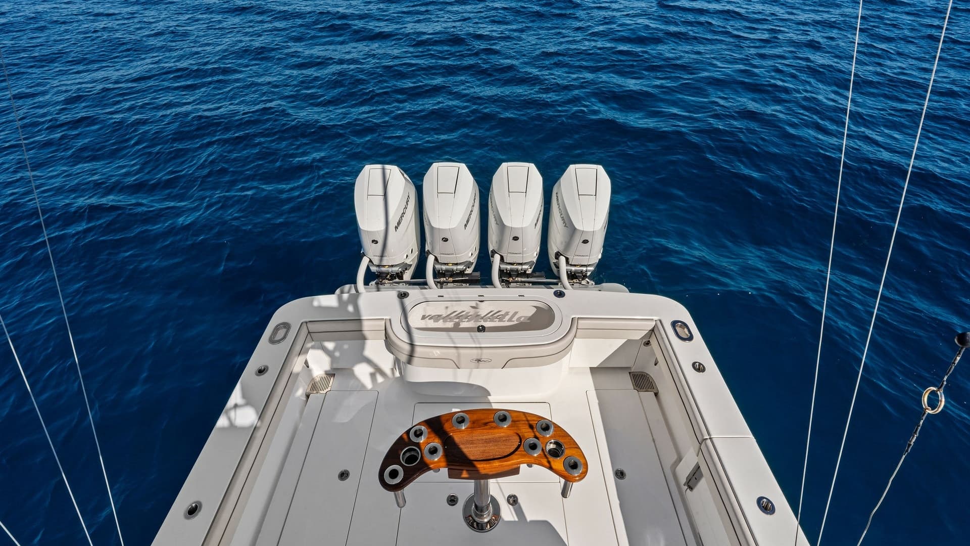 Aft Deck with Quad Outboards