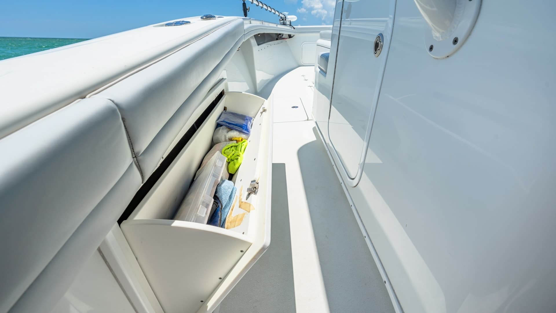 Starboard Side Deck Storage Compartment