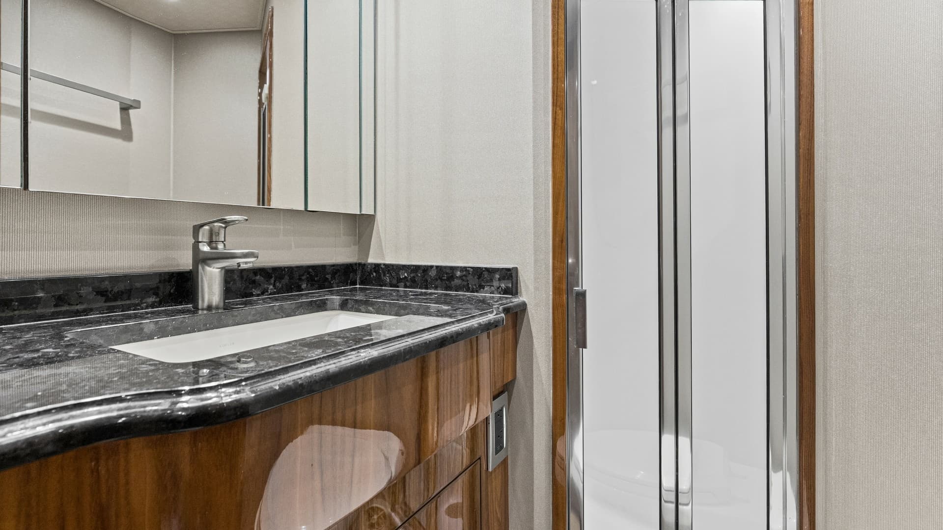 2017 72 Viking Enclosed Bridge Share-E Forward Stateroom and Head (3)