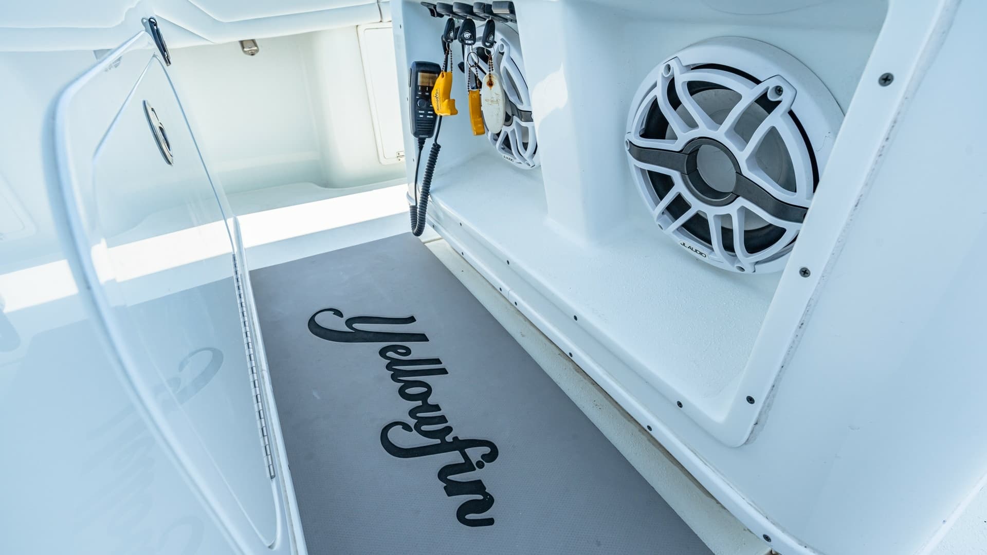 Cockpit Storage and Speakers