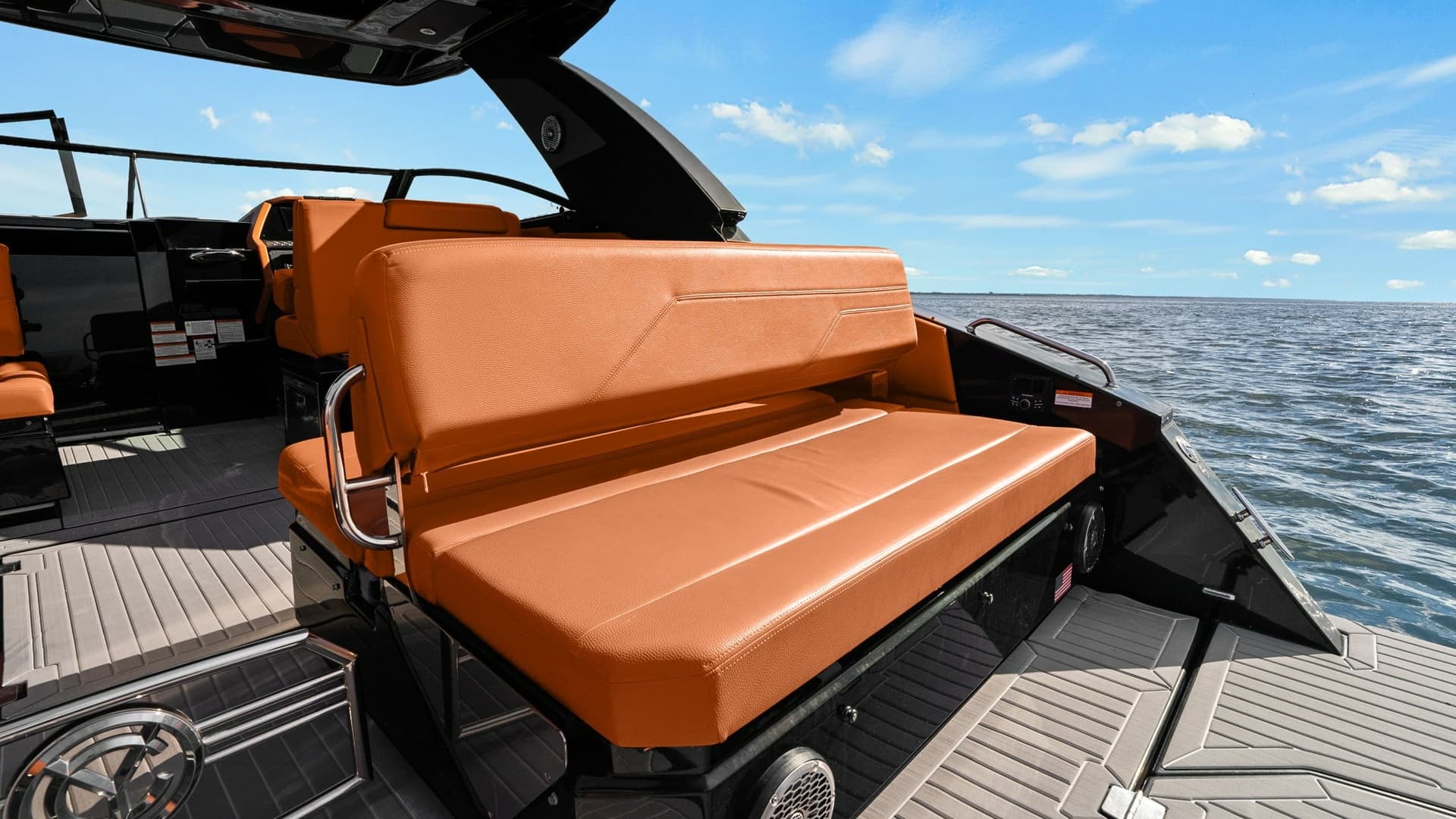 Stern Seating Area with Ocean View