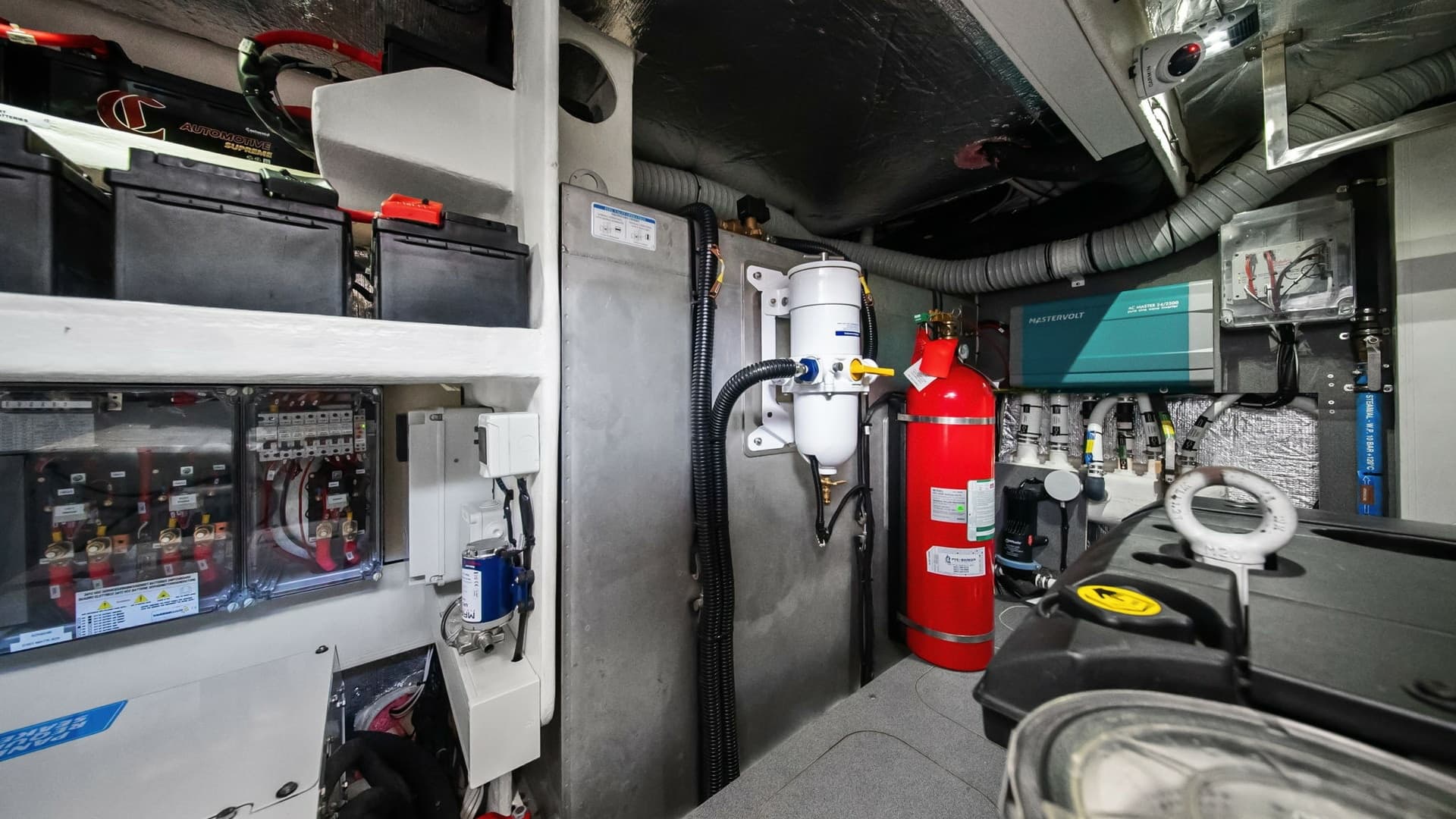 Engine Room with Equipment Overview