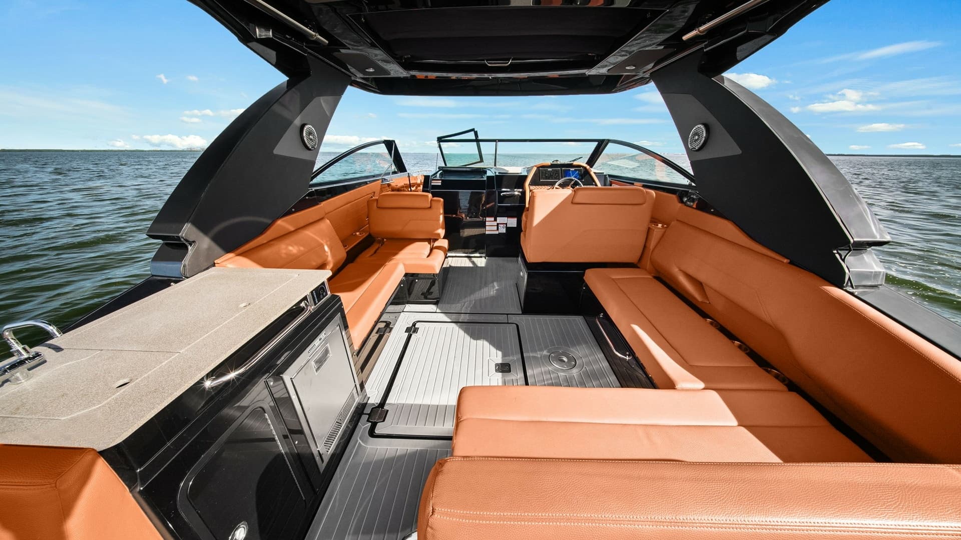 Spacious Cockpit Lounge Area