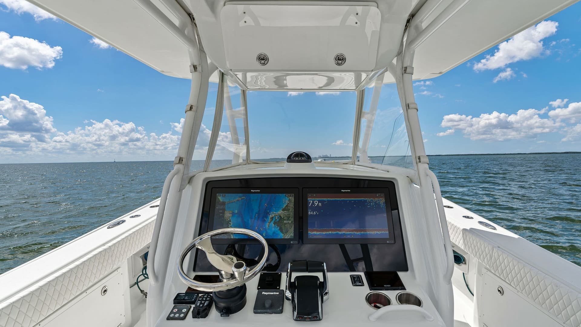 Helm Station with Dual Displays