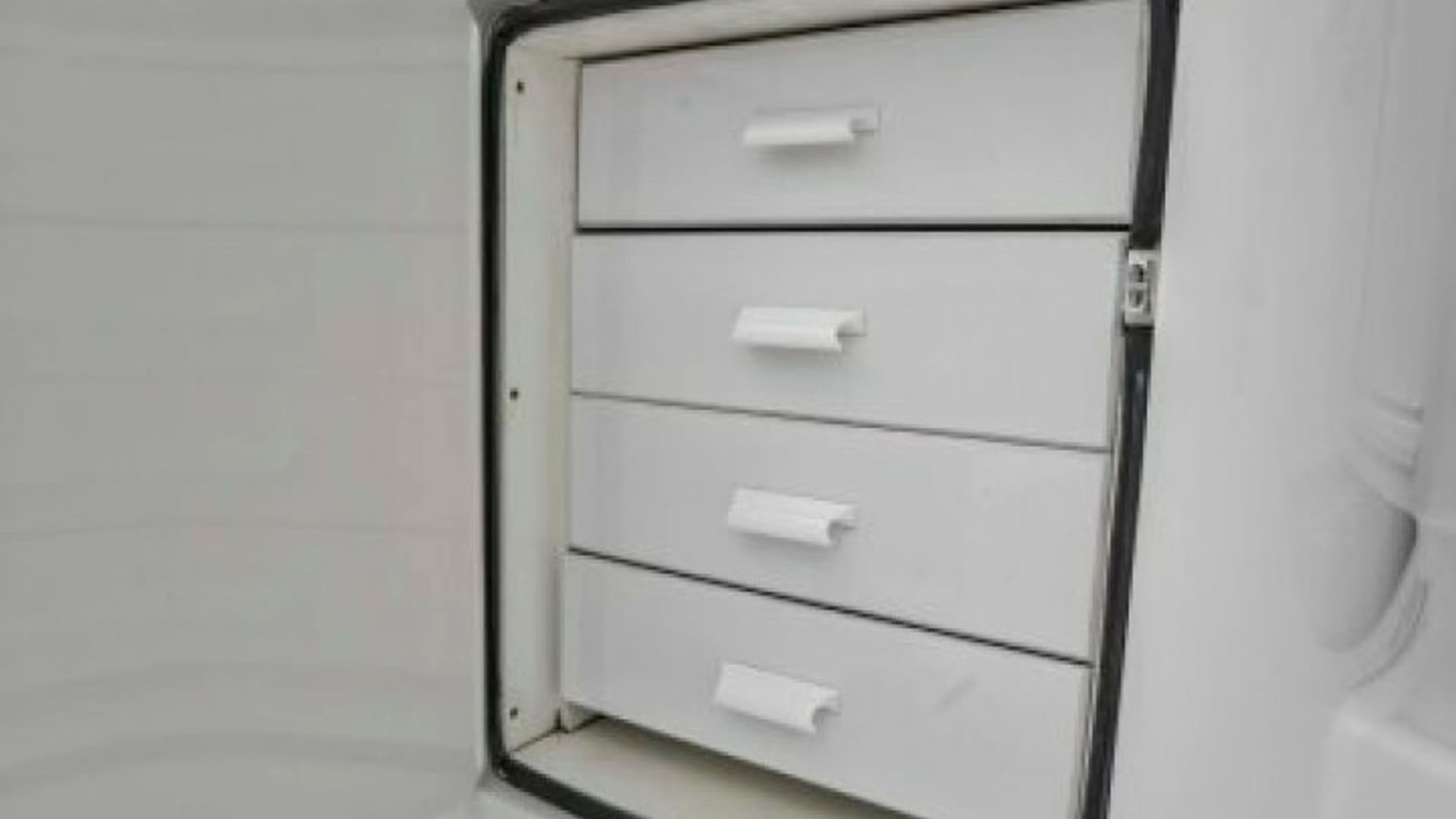 Exterior Storage Compartment with Drawers
