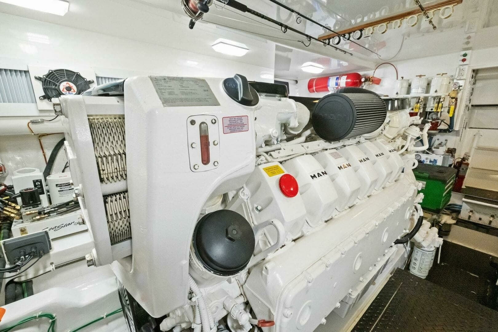 2015 Viking 52 Open "Terrabbean" - Engine Room
