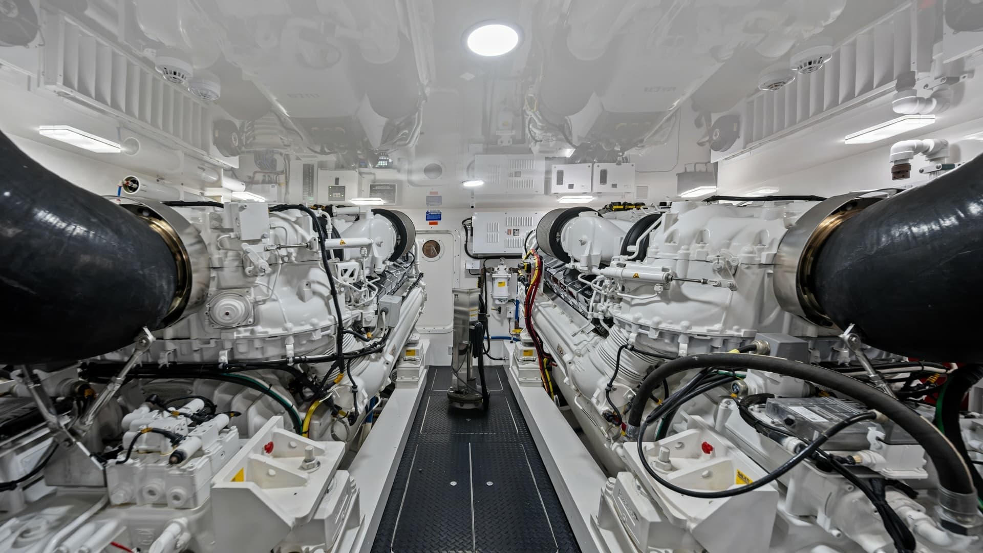 Engine Room with Twin Engines