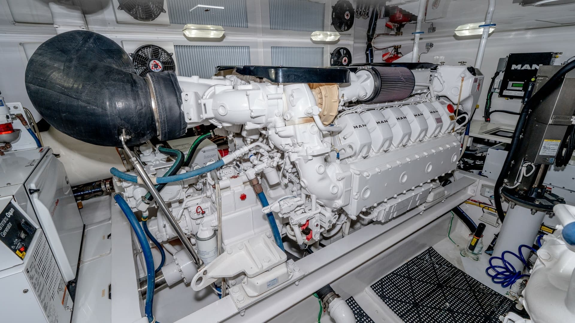 Engine Room with MAN Engine