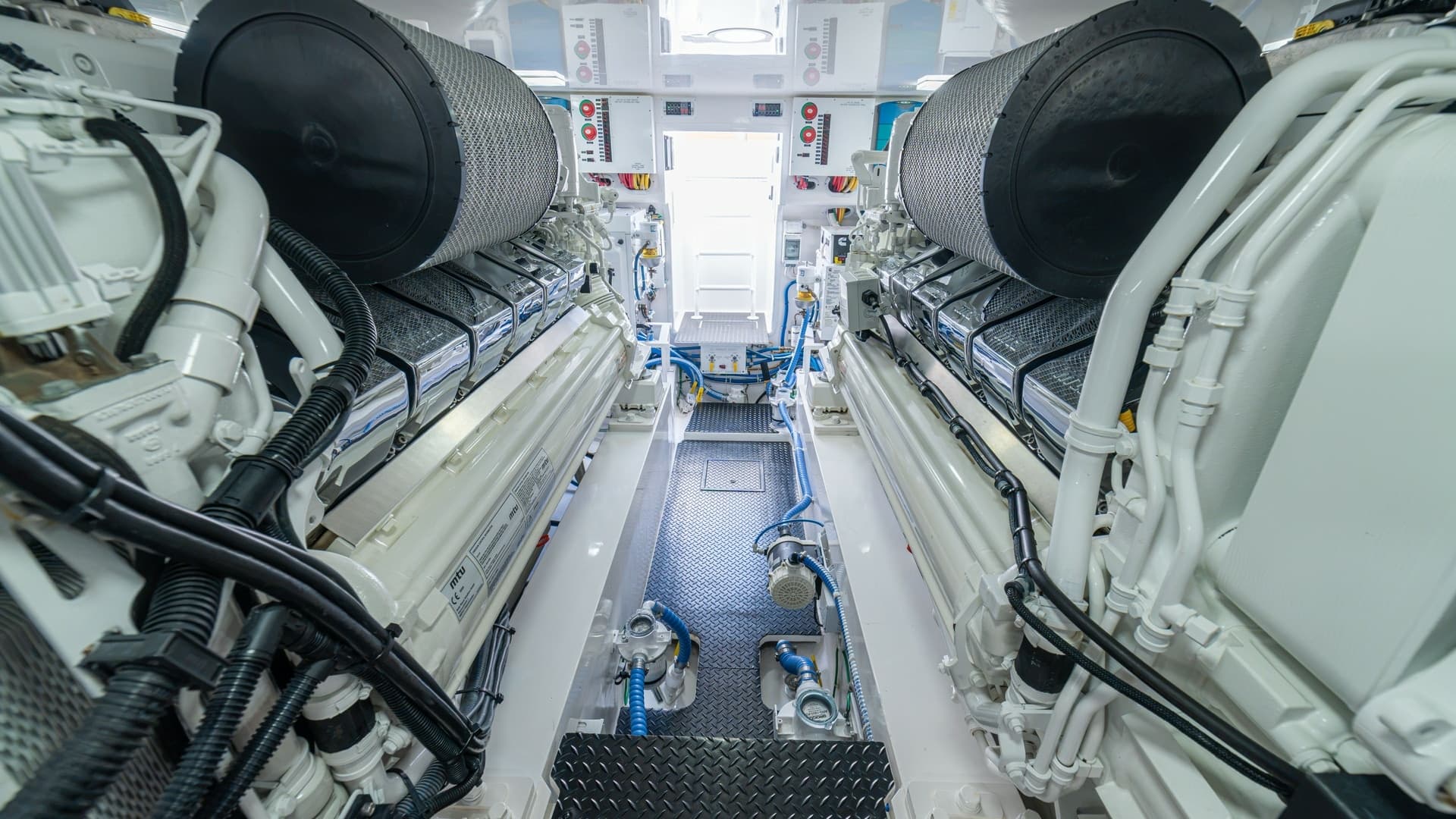 Engine Room with Twin Engines
