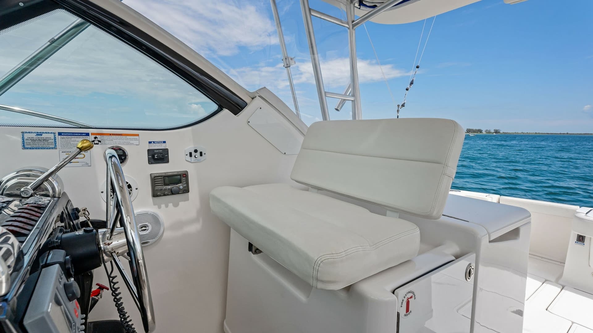 Helm Station with Seating