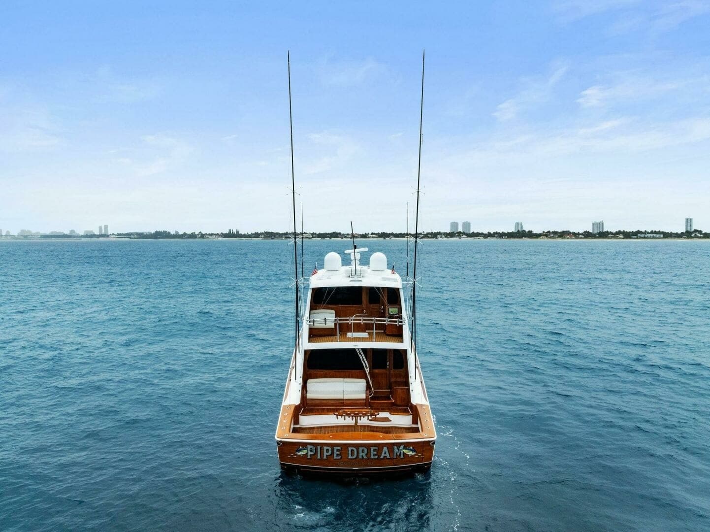 2022 Viking 68 Enclosed Bridge- PIPE DREAM- Transom