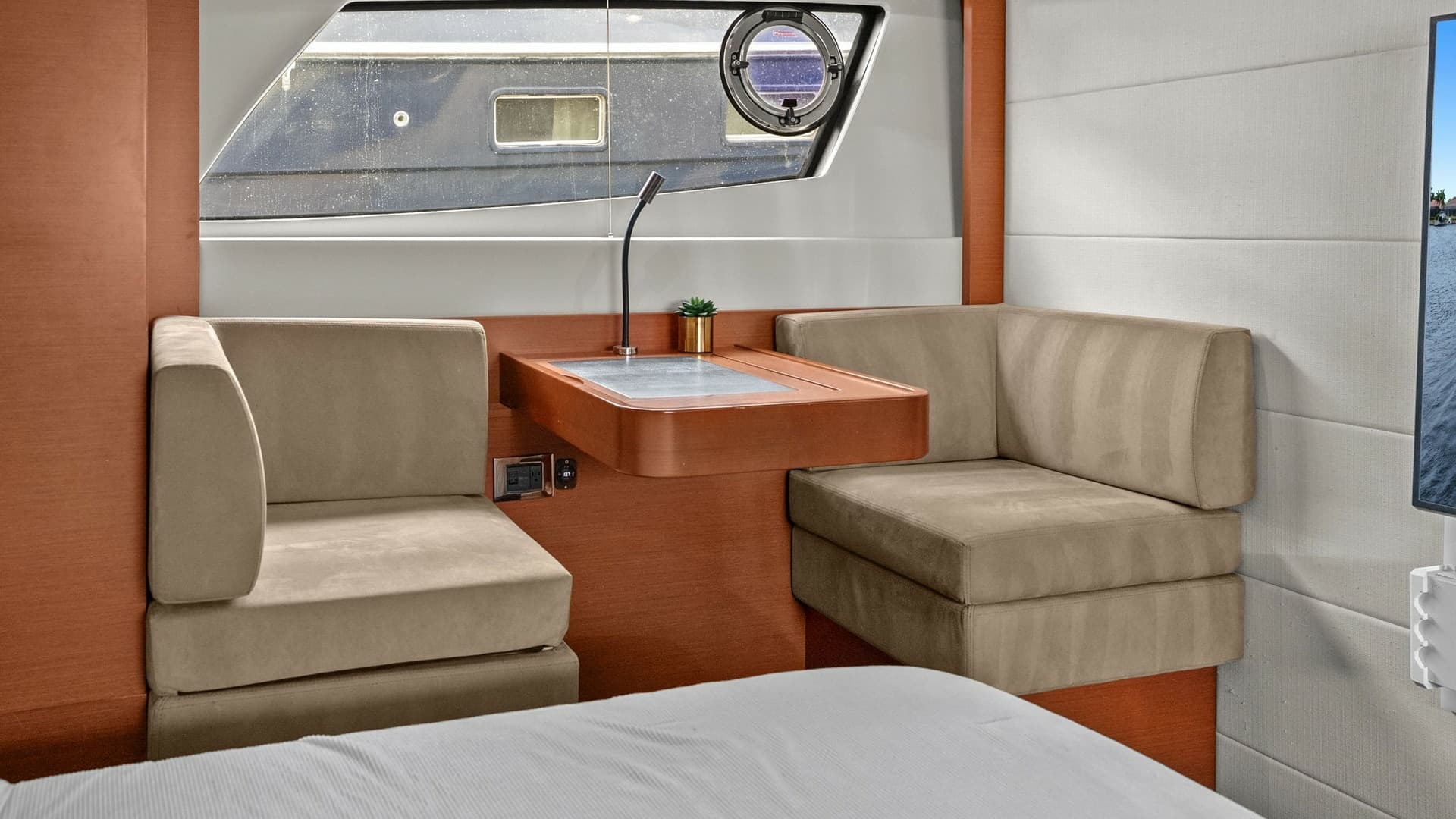 Luxurious Cabin Seating Area