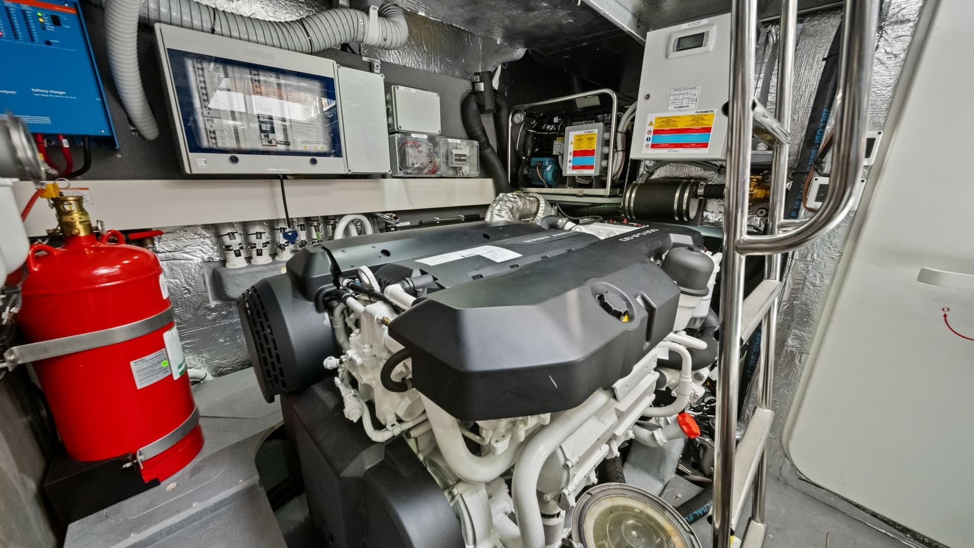 Engine Room with Modern Equipment