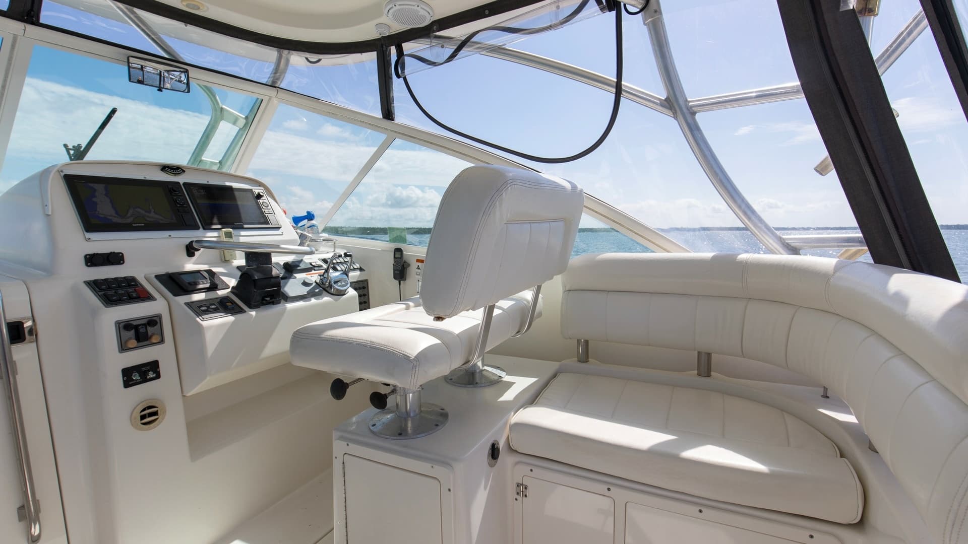 Helm Station with Seating Area