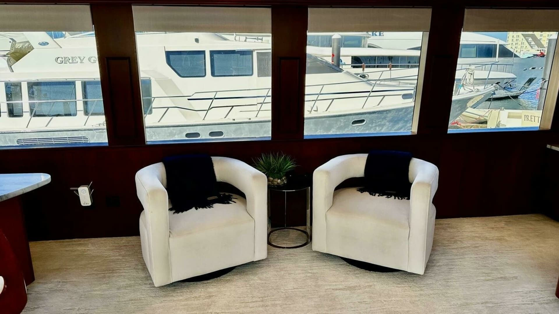 Salon Seating Area with Panoramic Views