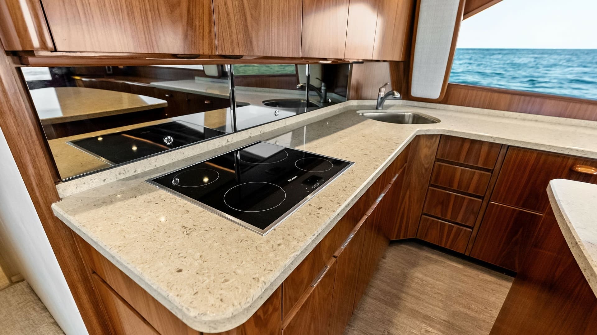 Galley with Modern Appliances