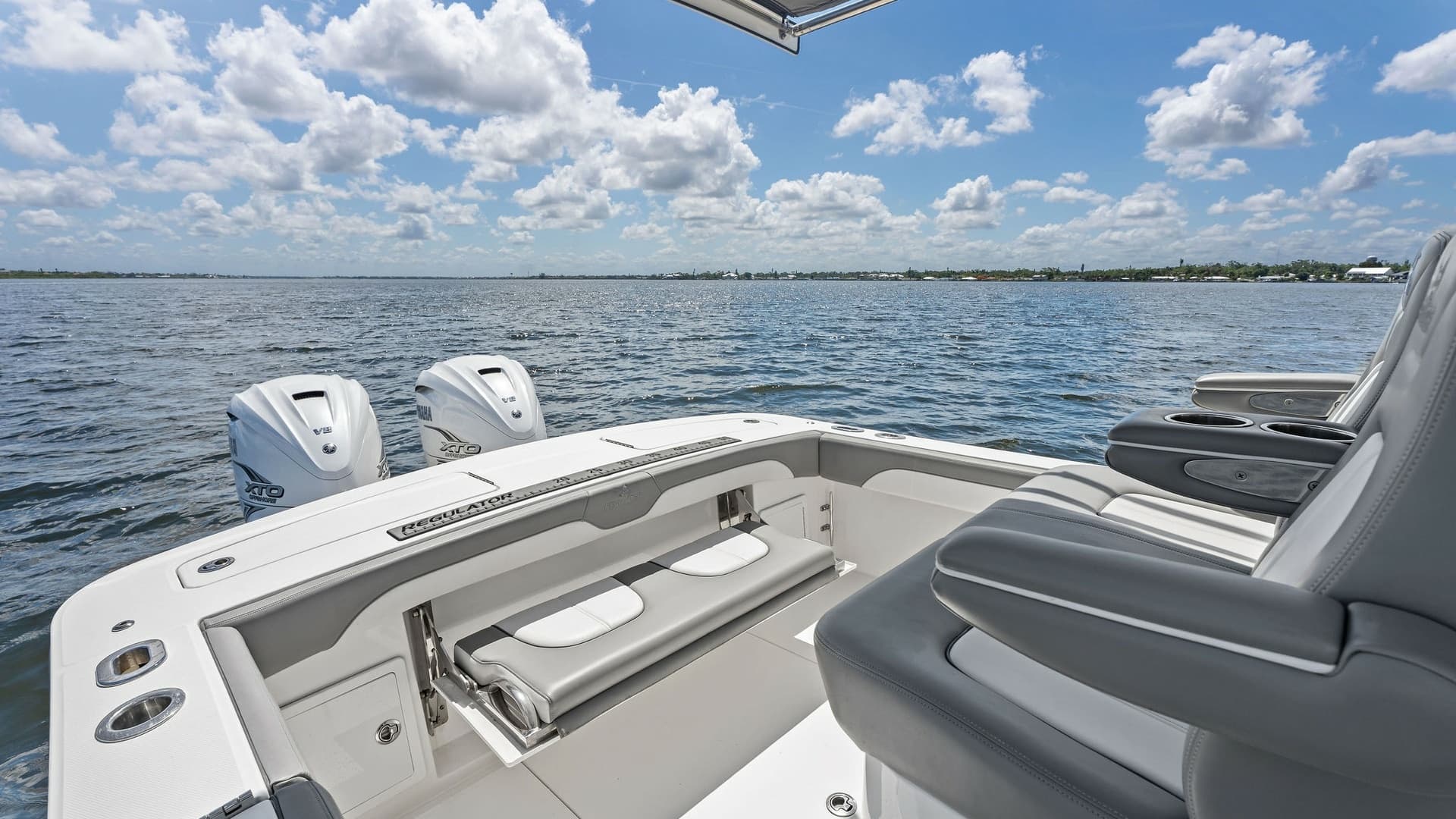 Aft Deck Seating and Engines