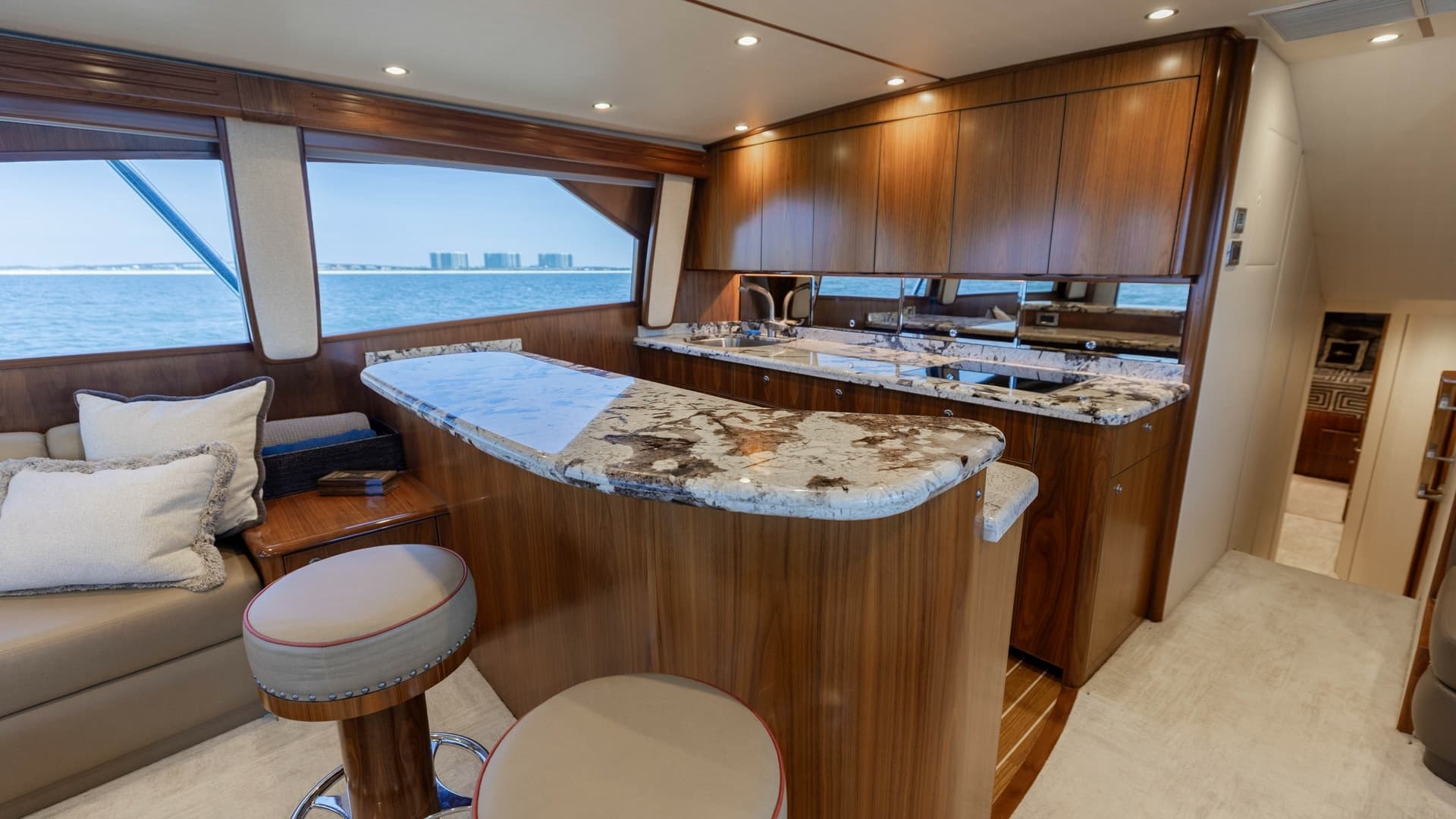 Galley and Lounge Area