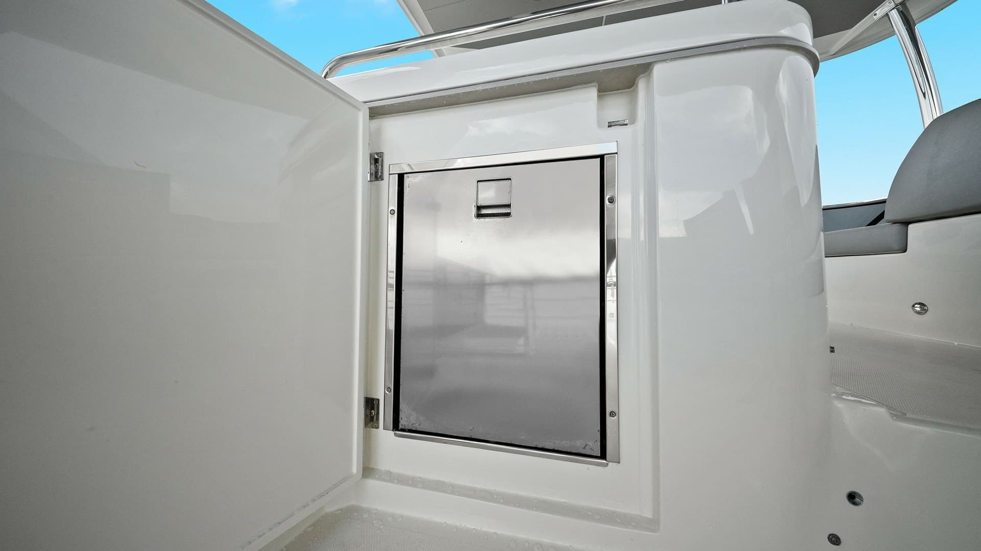 Galley Storage with Stainless Steel Door