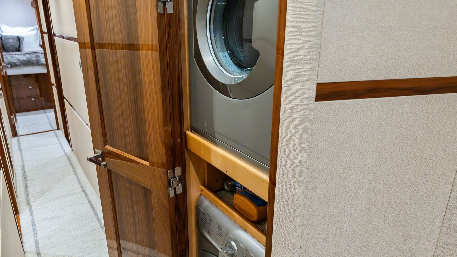 2016 Viking 80 Enclosed Bridge- FRIGATE- Laundry