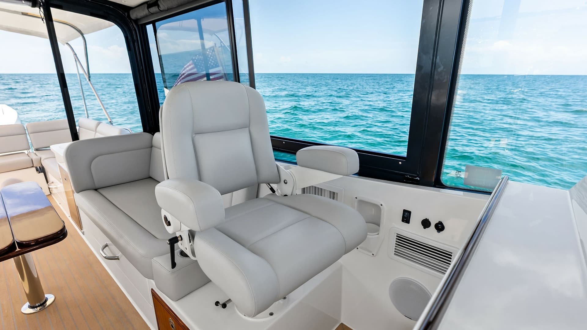 Helm Station with Ocean View